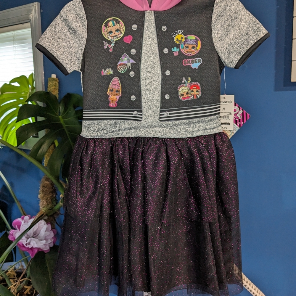 NWT LOL Dress Medium Girls 7/8